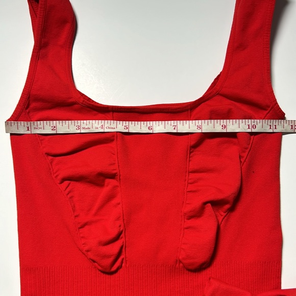 FP Movement Good Karma Flared Onesie Red M/L NWOT - Picture 5 of 9